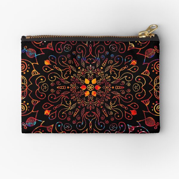 Vista previa del artículo con la obra «Mandala con fondo negro», diseñado y vendido por Patricia Lintner.