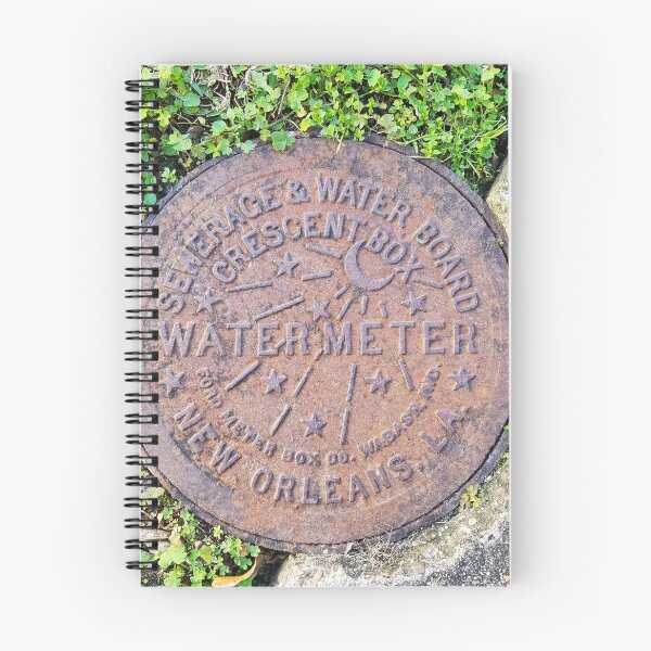 Item preview, New Orleans Water Meter Cover Photograph designed and sold by Bumblefuzzies.