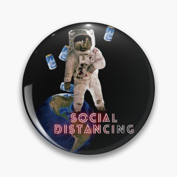 Item preview, Social Distancing Astronaut Design designed and sold by luckyturtles.