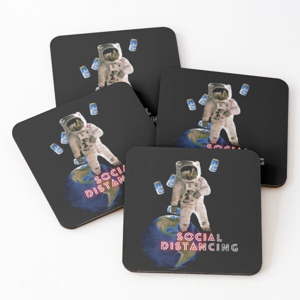 Item preview, Social Distancing Astronaut Design designed and sold by luckyturtles.