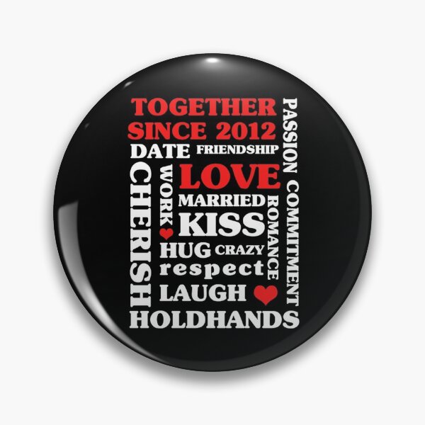 Item preview, Together Since 2012 Romance designed and sold by apathdigo.