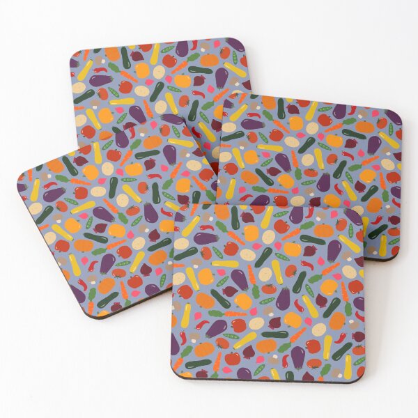 Item preview, Veggies - blue background designed and sold by IvyAmber.
