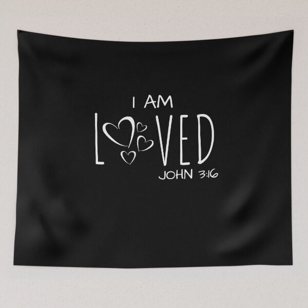 Item preview, I am Loved - Positive & Inspirational Message designed and sold by RonVivero.