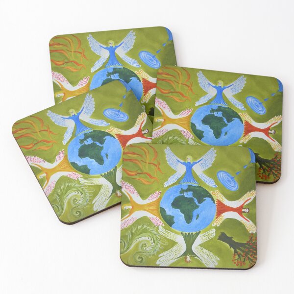 Item preview, ANGELS OF WATER, EARTH, AIR and FIRE designed and sold by lovinglight.