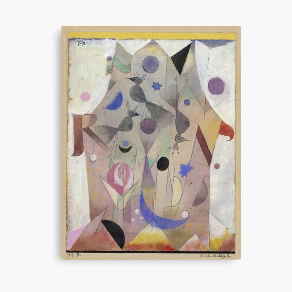 Persische Nachtigallen (Persian Nightingales) (1917) By Paul Klee Canvas Print