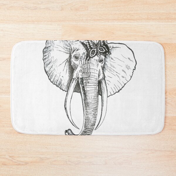 Item preview, elephant and buttefly designed and sold by peixeoni.