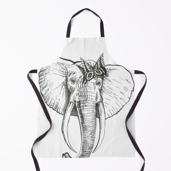 Item preview, elephant and buttefly designed and sold by peixeoni.