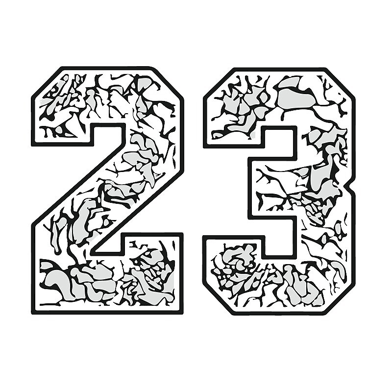 "Jordan 23" by Designr Redbubble