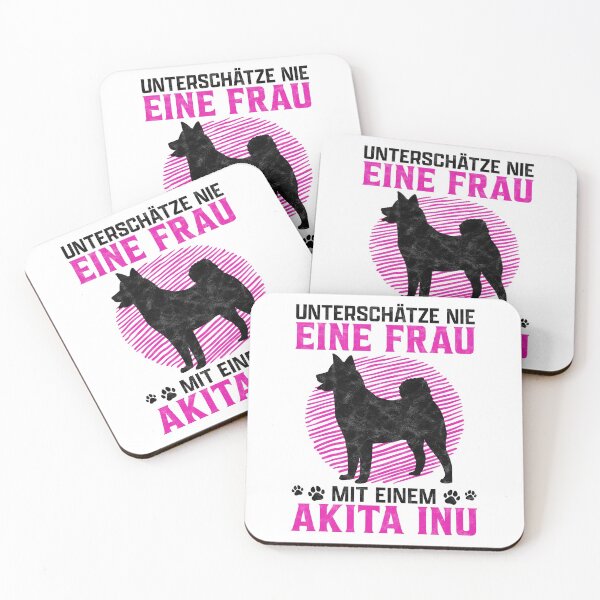 Item preview, Woman with Akita Inu japanese dog owner saying designed and sold by madgrfx.