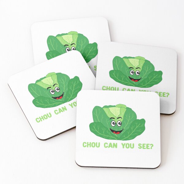 Item preview, Chou Can You See - Vegan Kawaii Cabbage designed and sold by Kawaiindoodle.