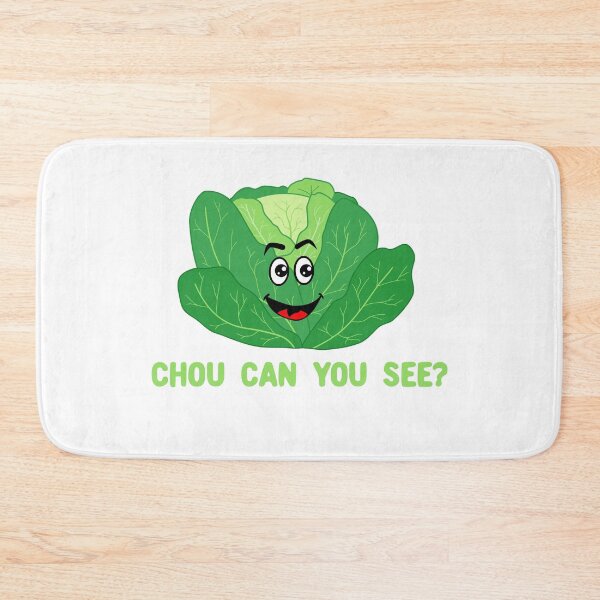 Item preview, Chou Can You See - Vegan Kawaii Cabbage designed and sold by Kawaiindoodle.