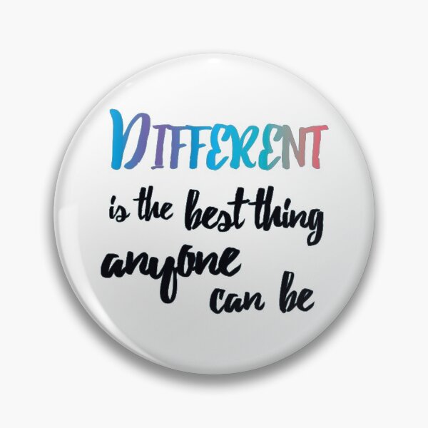 Item preview, Different is the best thing anyone can be - quote designed and sold by Schadow-Studio.