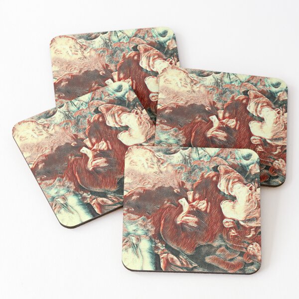 Item preview, GALATHI Splash Red - Pattern designed and sold by Galathi Designs.