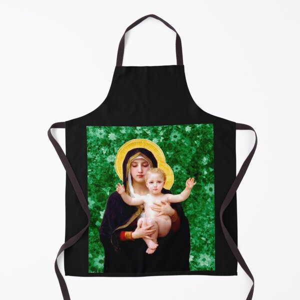 Item preview, Madonna and Child, after Bouguereau | Mother's Day 2021| Vintage | Green designed and sold by spinolator.