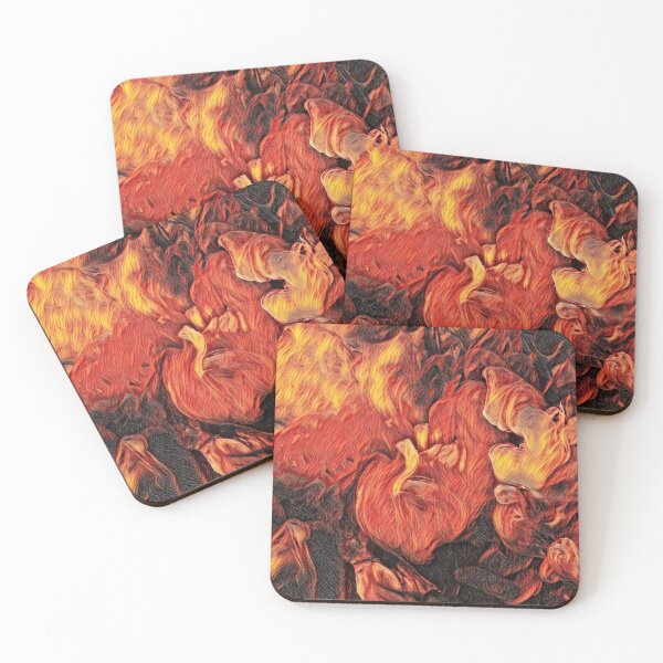 Item preview, GALATHI Splash Flames - Pattern designed and sold by Galathi Designs.