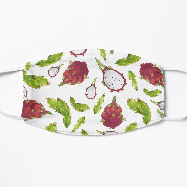 Dragonfruit Pattern Flat Mask