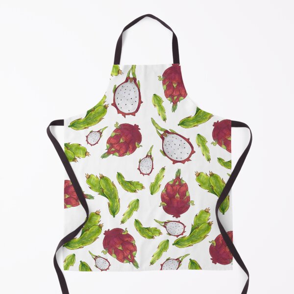Dragonfruit Pattern Apron