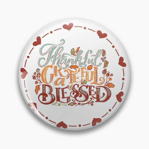Item preview, Thankful Grateful Blessed  designed and sold by PeacePrint.
