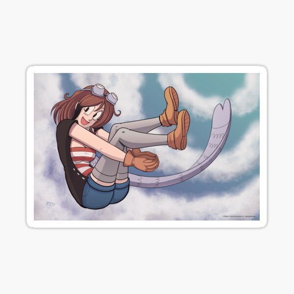 Zeppelin Flying Sticker