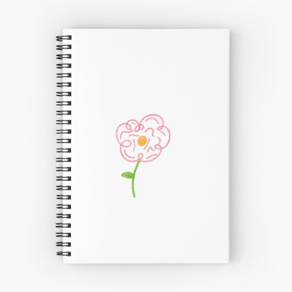 Item preview, pink flower crayon design designed and sold by lilly-wegs.