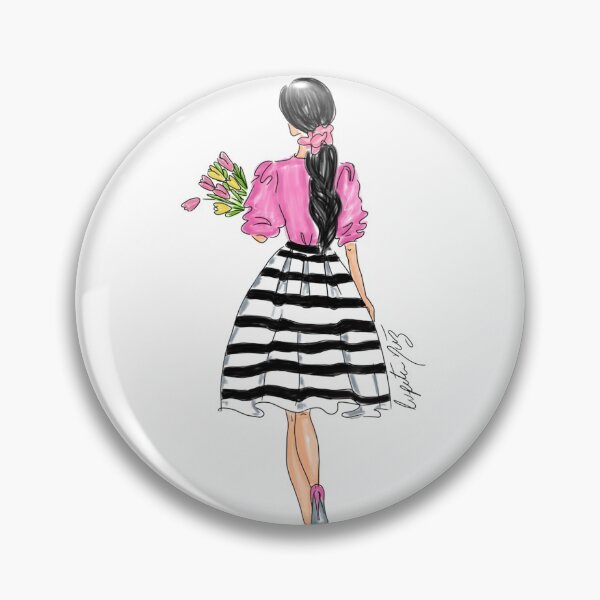 Item preview, The florist in the flowers' market designed and sold by Lupitanunez.
