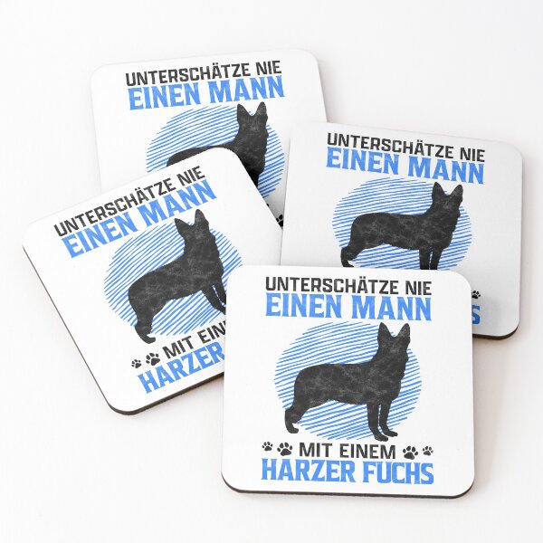 Item preview, Man with Harzer fox german herding dog gift designed and sold by madgrfx.