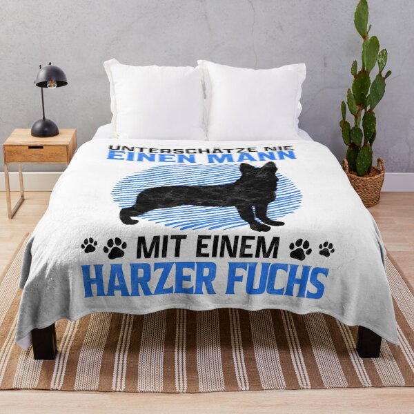 Item preview, Man with Harzer fox german herding dog gift designed and sold by madgrfx.