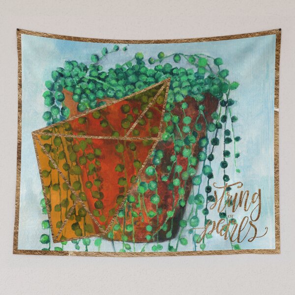 Item preview, House Plants - String of Pearls painting designed and sold by ideateandcreate.
