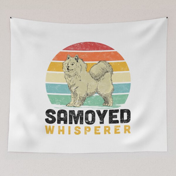 Item preview, Samoyed whisperer sled dog Samoyed saying designed and sold by madgrfx.