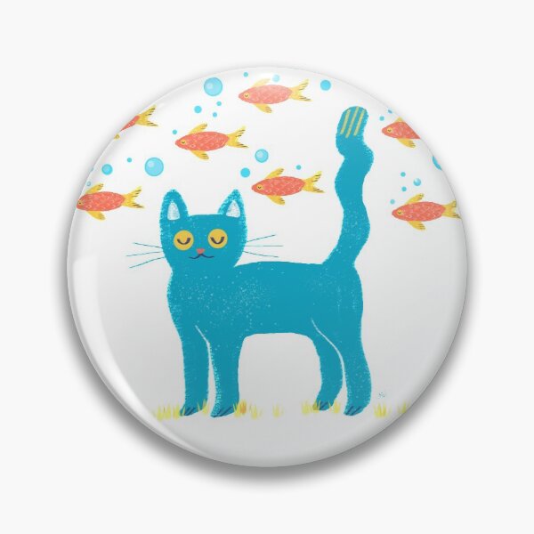 Item preview, Visualize a Turquoise Cat designed and sold by ArtPoppers.
