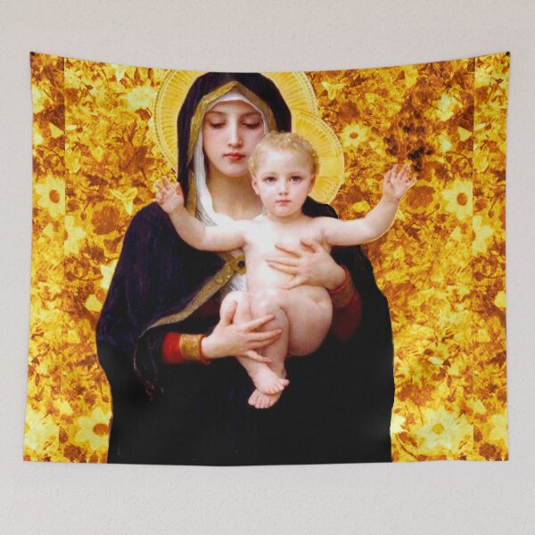Item preview, Madonna and Child, after Bouguereau | Mother's Day 2021| Vintage | Golden    designed and sold by spinolator.