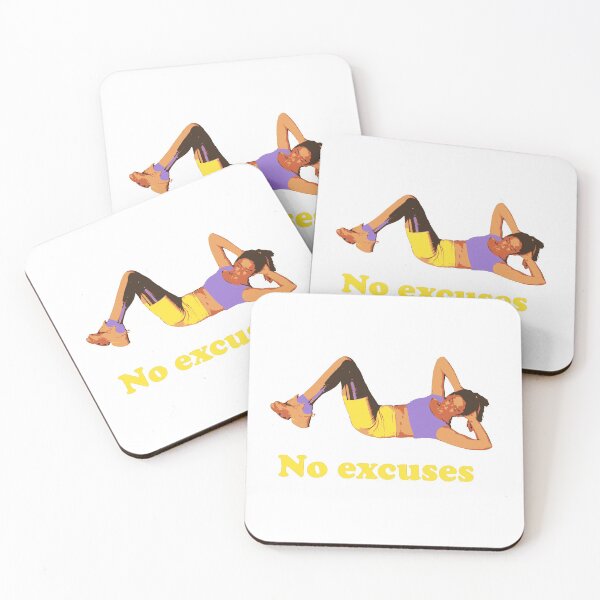 Item preview, no excuses stickers designed and sold by fullynikah.