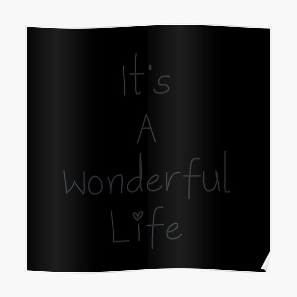 it's a wonderful life tshirts