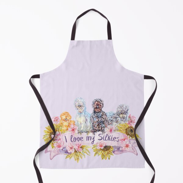 Item preview, Love My Silkie Chickens - Sunflowers and Spring Blossoms designed and sold by becca-boyce.