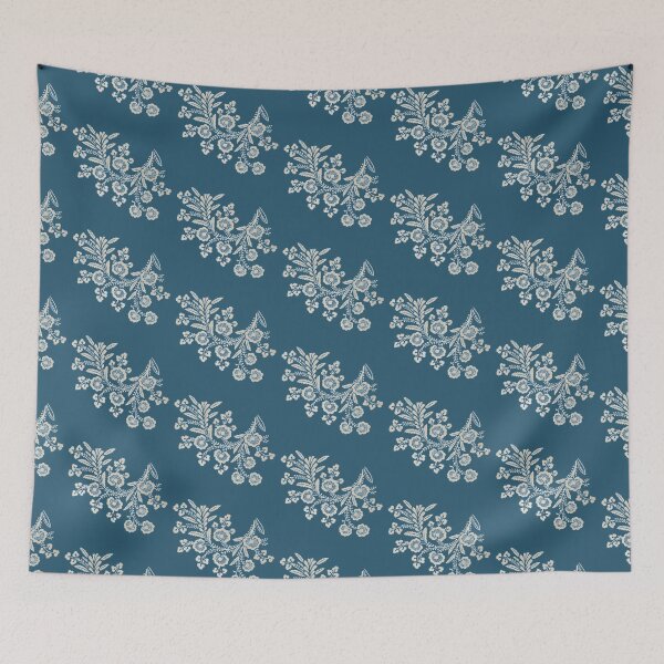 Item preview, Flower lace on teal designed and sold by Ninaeva.