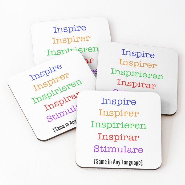 Item preview, Inspire: lo mismo en cualquier idioma designed and sold by lakecreekwear.