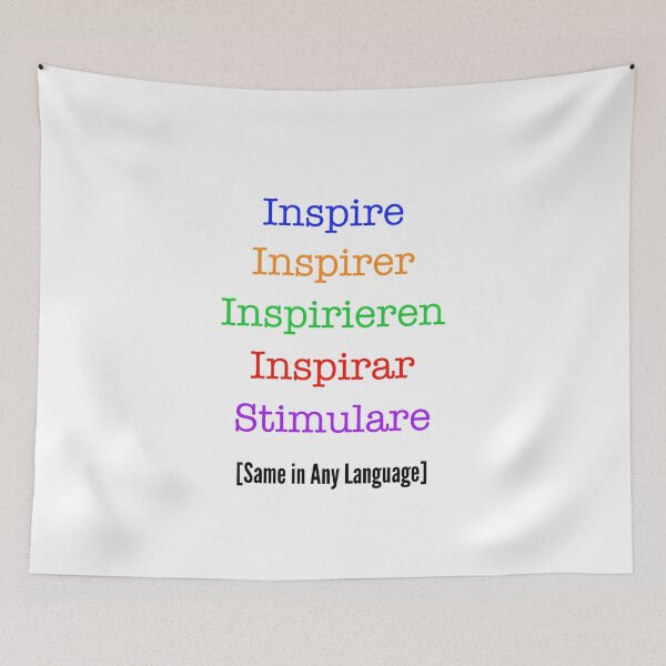 Item preview, Inspire - Same in any Language designed and sold by lakecreekwear.