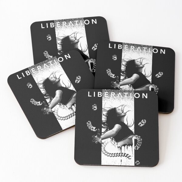 Item preview, Liberation- Female illustrative portrait (black version) designed and sold by Anicatattoos.