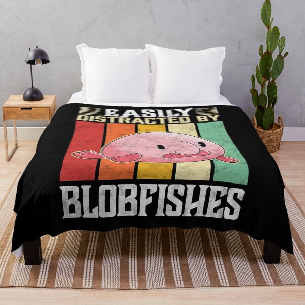 Item preview, Easily distracted by blobfish ugly fish humor designed and sold by madgrfx.