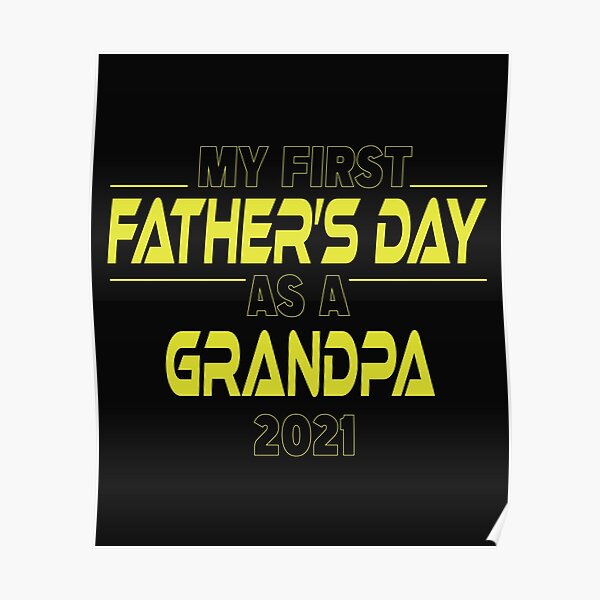 Download Fathers Day For Grandpa Posters Redbubble