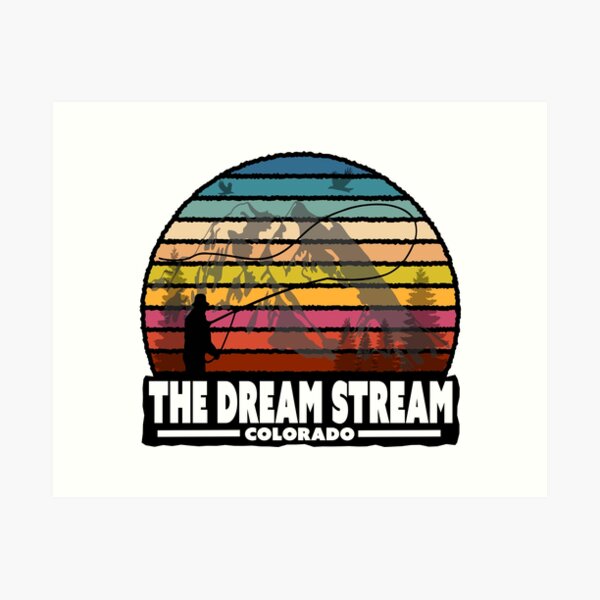 Aperçu de l'œuvre The Dream Stream River Colorado Fly Fishing créée et vendue par letourneau41.
