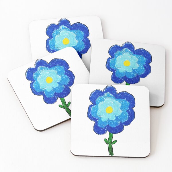 Item preview, Blue Flower Azules | by Riah designed and sold by Hello  Riah.