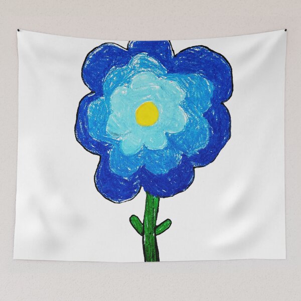 Item preview, Blue Flower Azules | by Riah designed and sold by Hello  Riah.