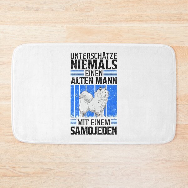 Item preview, Old man with Samoyed sled dog owner gift designed and sold by madgrfx.