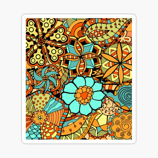 Ethnic Ornaments Sticker