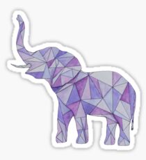 purple elephant Sticker