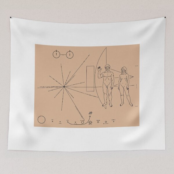 Artikelvorschau, Pioneer Gold Plakette entworfen und verkauft von Nikki SpaceStuffPlus.
