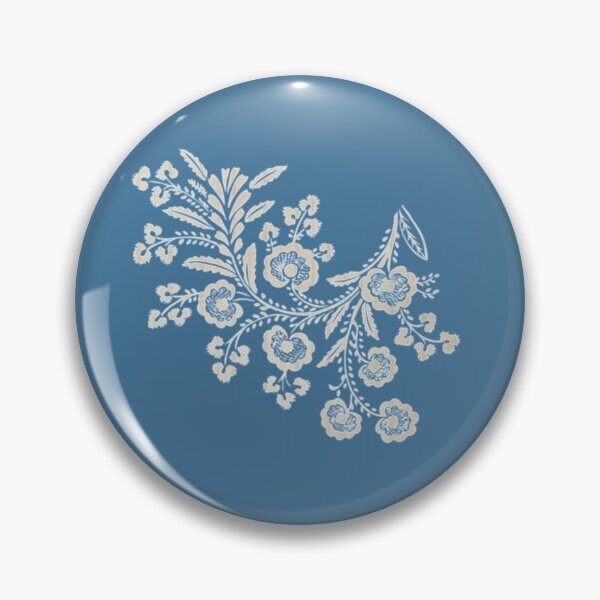 Item preview, Flower lace on gray-blue designed and sold by Ninaeva.