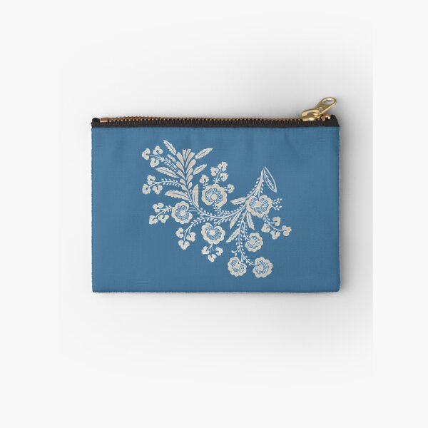 Item preview, Flower lace on gray-blue designed and sold by Ninaeva.
