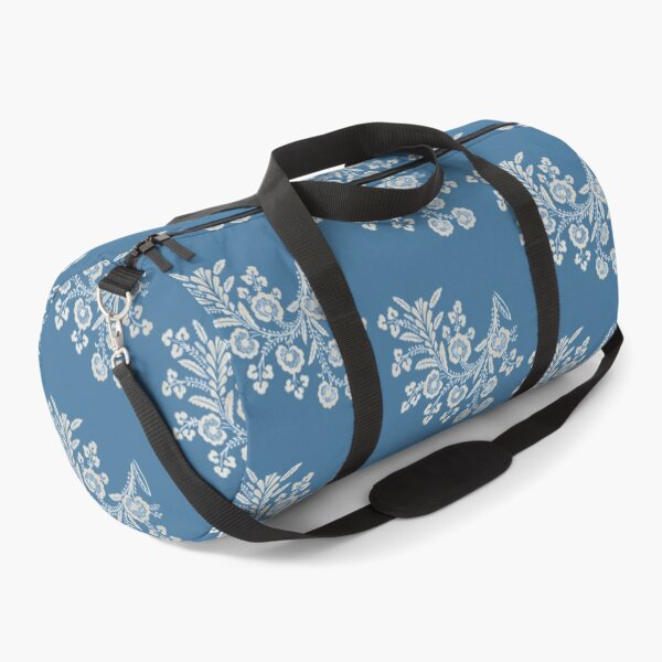 Item preview, Flower lace on gray-blue designed and sold by Ninaeva.